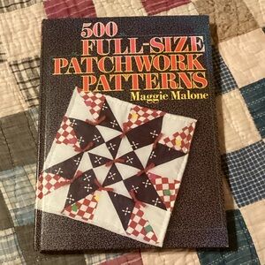 500 Full-Size Patchwork Patterns Book